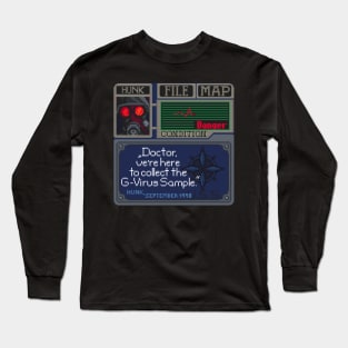 Resident Evil Hunk Pixel Art Long Sleeve T-Shirt